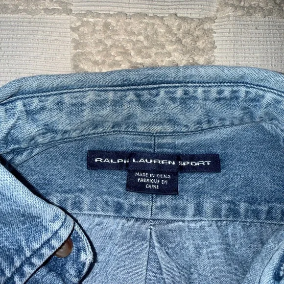 Ralph Lauren Light Blue Denim Shirt - Picture 4 of 5